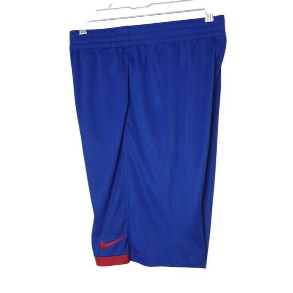 Nike Boys Athletic Shorts XL Blue & Red Trophy Dri-Fit Long Basketball Athletic - Picture 4 of 7